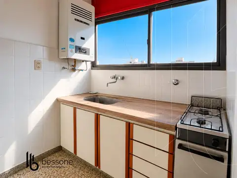 Departamento 2 ambientes con 1 baño