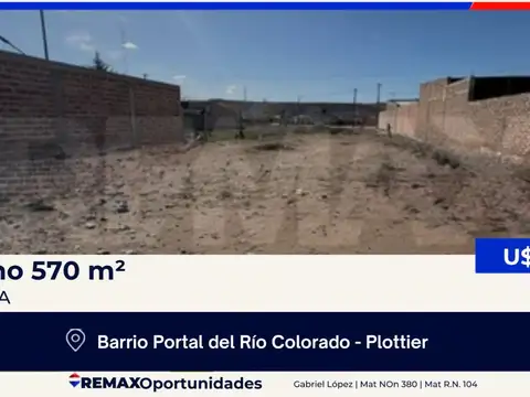 Terreno en Venta en Plottier, Confluencia