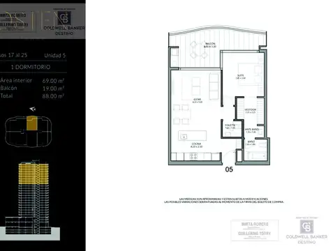 Departamento con pileta propia  - OSTEN TOWER - Puerto Madero