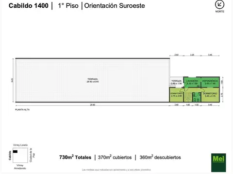 Avenida Cabildo 1400, Piso 1