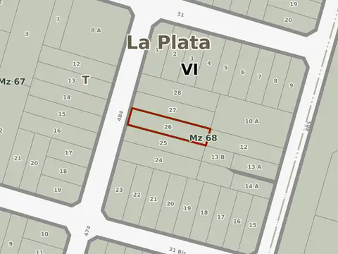 Terreno en Venta en Joaquin Gorina, USD 40.000