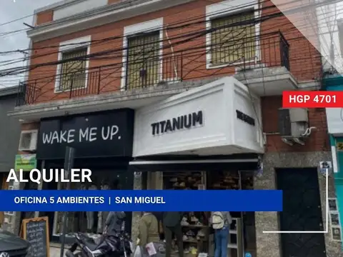 Oficina - Alquiler - Argentina, San Miguel - Paunero  1421