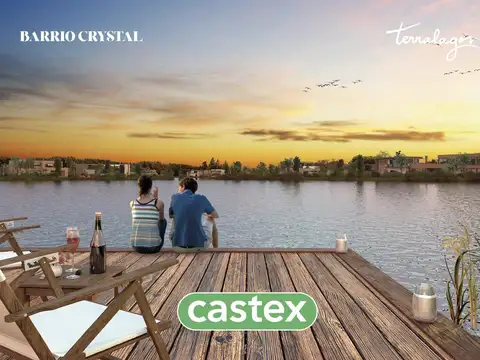 Lote fondo verde en venta en Terralagos, Barrio  Crystal