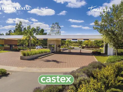 Lote fondo verde en venta en Terralagos, Barrio  Crystal