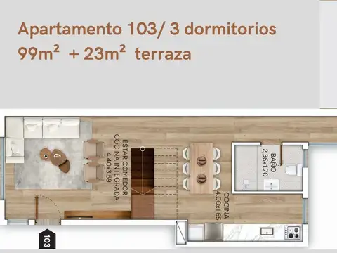 Venta casa 3 dorm, terraza, parrilla, Jacinto Vera