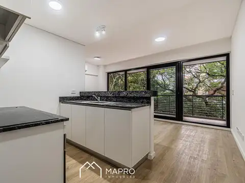 Gran monoambiente a estrenar con gran balcón en Belgrano