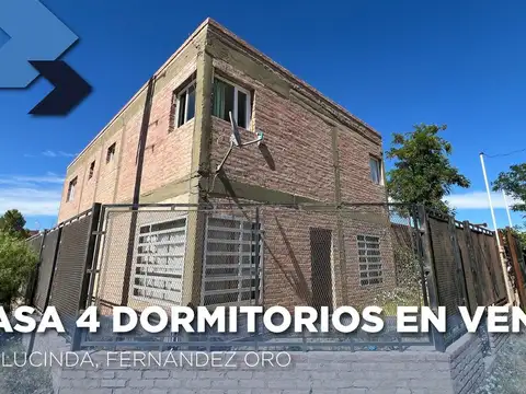 Venta de casa 4 dormitorios en Fernandez Oro 