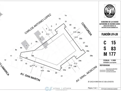 Terreno en Venta en Villa Devoto, USD 430.000