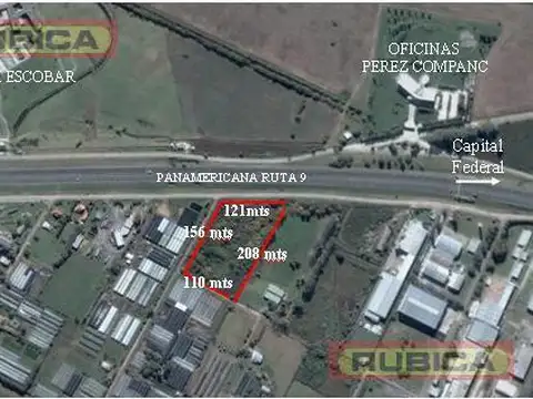 Excelente Fraccion de 20.142 m2 sobre Panam. km.52.5 - Loma Verde - Industrial