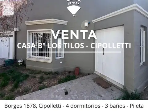 VENTA CASA Bº LOS TILOS - CIPOLLETTI
