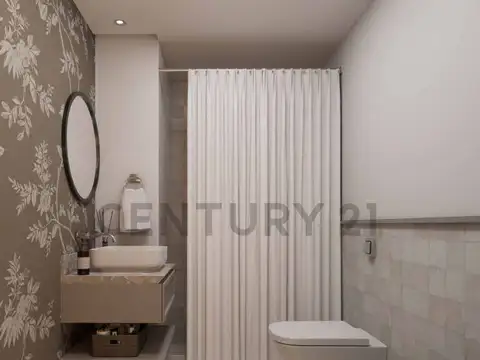 Venta departamento un dormitorio con balcón al frente y terraza con parrillero