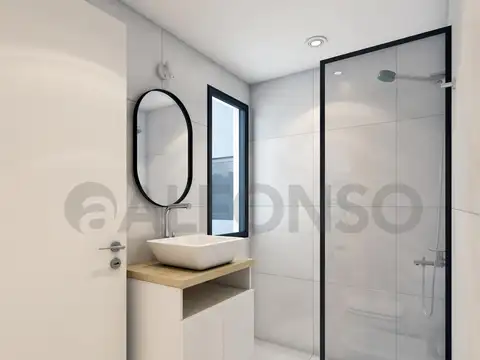 Departamento 2 ambientes con 1 baño