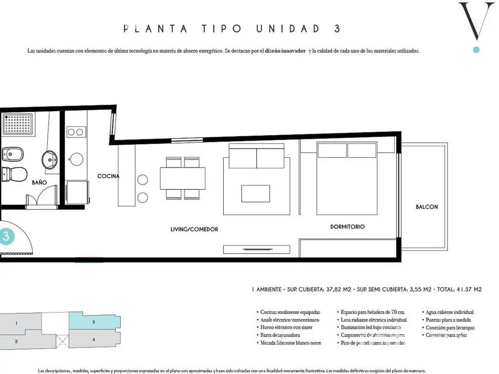 Viamonte y Rodriguez Peña - Unidad 1003