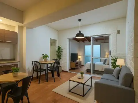 Departamento -Liniers - Monoambiente - Patio - Parrilla - Impecable estado