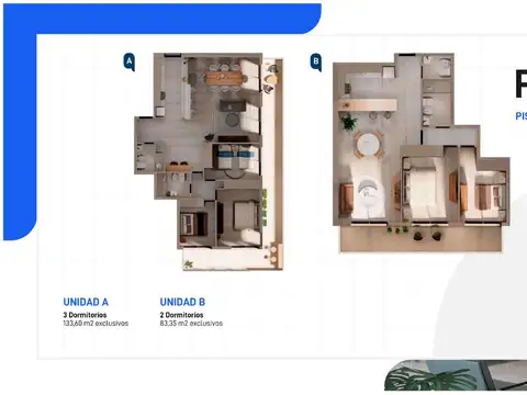 Departamento en Venta de 3 ambientes