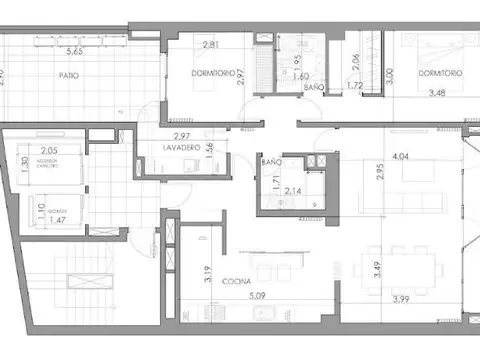 Departamento en Venta de 2 dormitorios