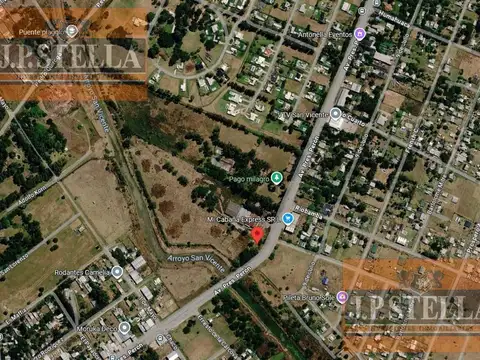 Terreno en Venta 380  mts Fondo