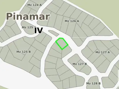 Terreno en Venta en Carilo, USD 124.000