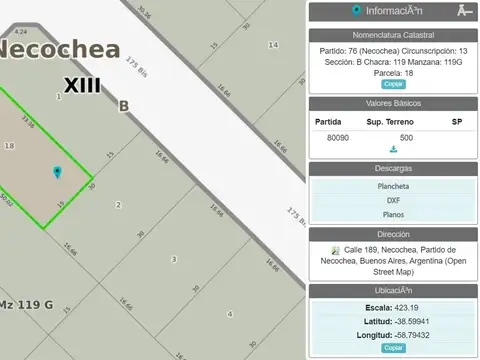 Lote en venta de 500m2, Villa Los Delfines, Necochea