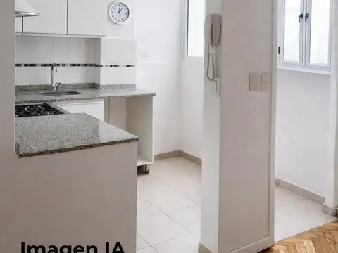 Departamento 2 ambientes con 1 baño
