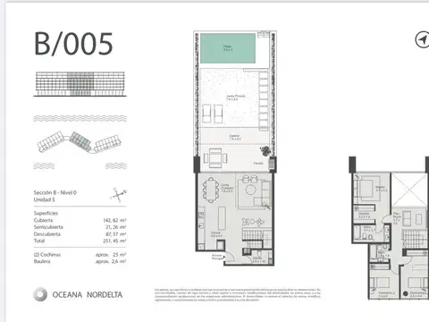 Departamento en Venta con 2 cocheras