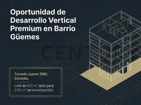 SE VENDE LOTE DE 852 M2 FRENTE DE 10 M.  A PLAZA LAS AMERICAS Y CONTRAFRENTE DE 20 M A BELGRANO RIND