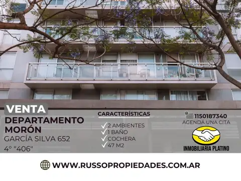 Venta departamento 2 ambientes Morón