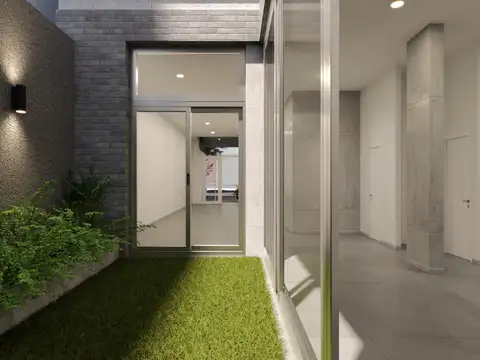 Local comercial en venta con oficina, toilette y patio exclusivo en barrio lourdes