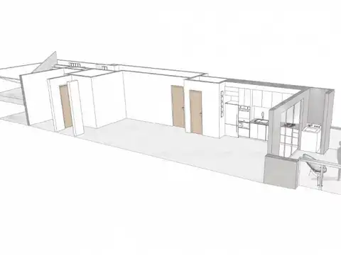 Departamento en Venta de 1 dormitorio