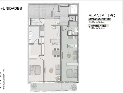 Departamento en Venta en Recoleta, USD 127.641