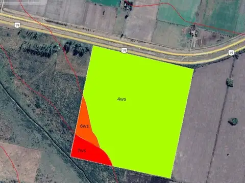 VENTA/CAMPO AGRICOLA/ RUTA NACIONAL 19/ SA PEREYRA