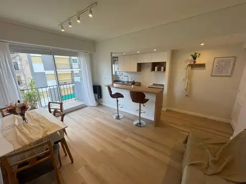 DEPARTAMENTO 2 AMBIENTES CON 2 BALCONES EN PLAZA COLON