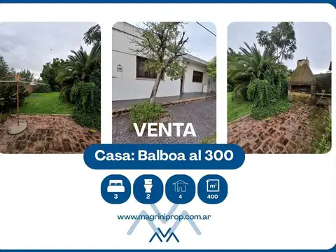 Casa 10x40 de 3 habitaciones en Balboa al 300, Pergamino, Buenos Aires