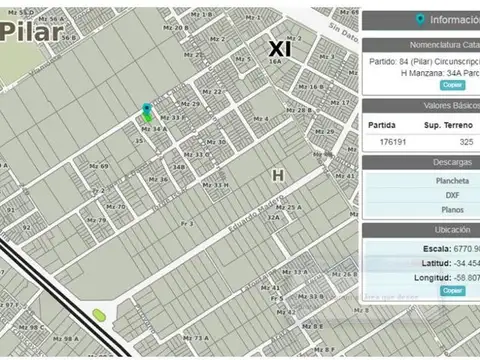 Terreno en Venta de 363,0 m2