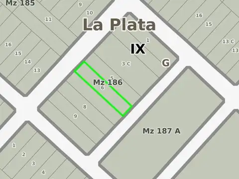 Terreno en Venta en La Plata, USD 26.000