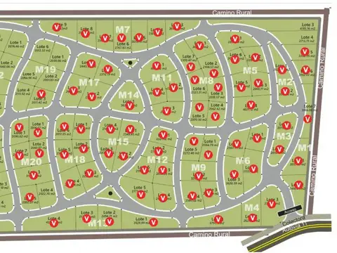 Terreno en Venta de 2016,0 m2