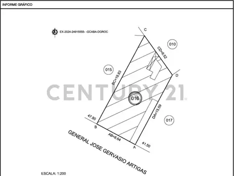 Terreno en Venta 8,66  mts Frente