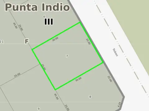 Terreno en Venta de 750,0 m2