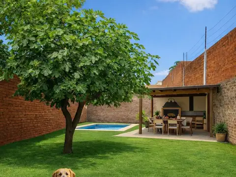 295 mts2 totales, Depto con terraza y fondo en Villa Bonich