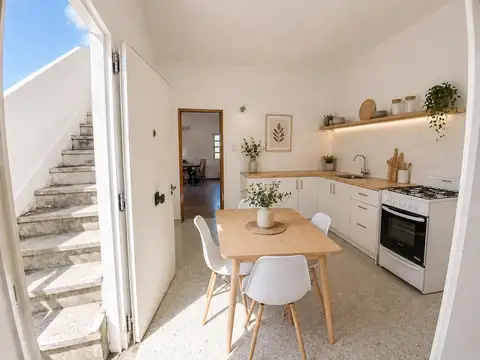 295 mts2 totales, Depto con terraza y fondo en Villa Bonich