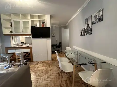 Departamento 2 ambientes con 1 baño