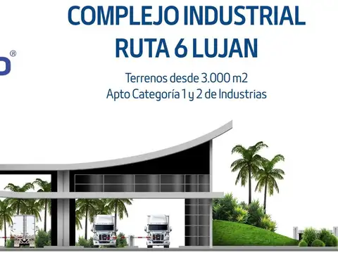 Terreno de 3.000 m2 en Venta en Complejo Industrial Ruta 6 Lujan