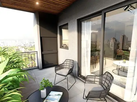 Departamento Monoambiente con 2 baños