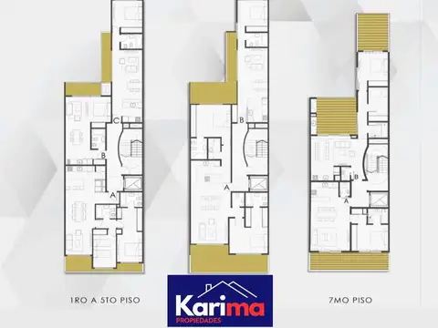 Departamento en Venta de 3 ambientes