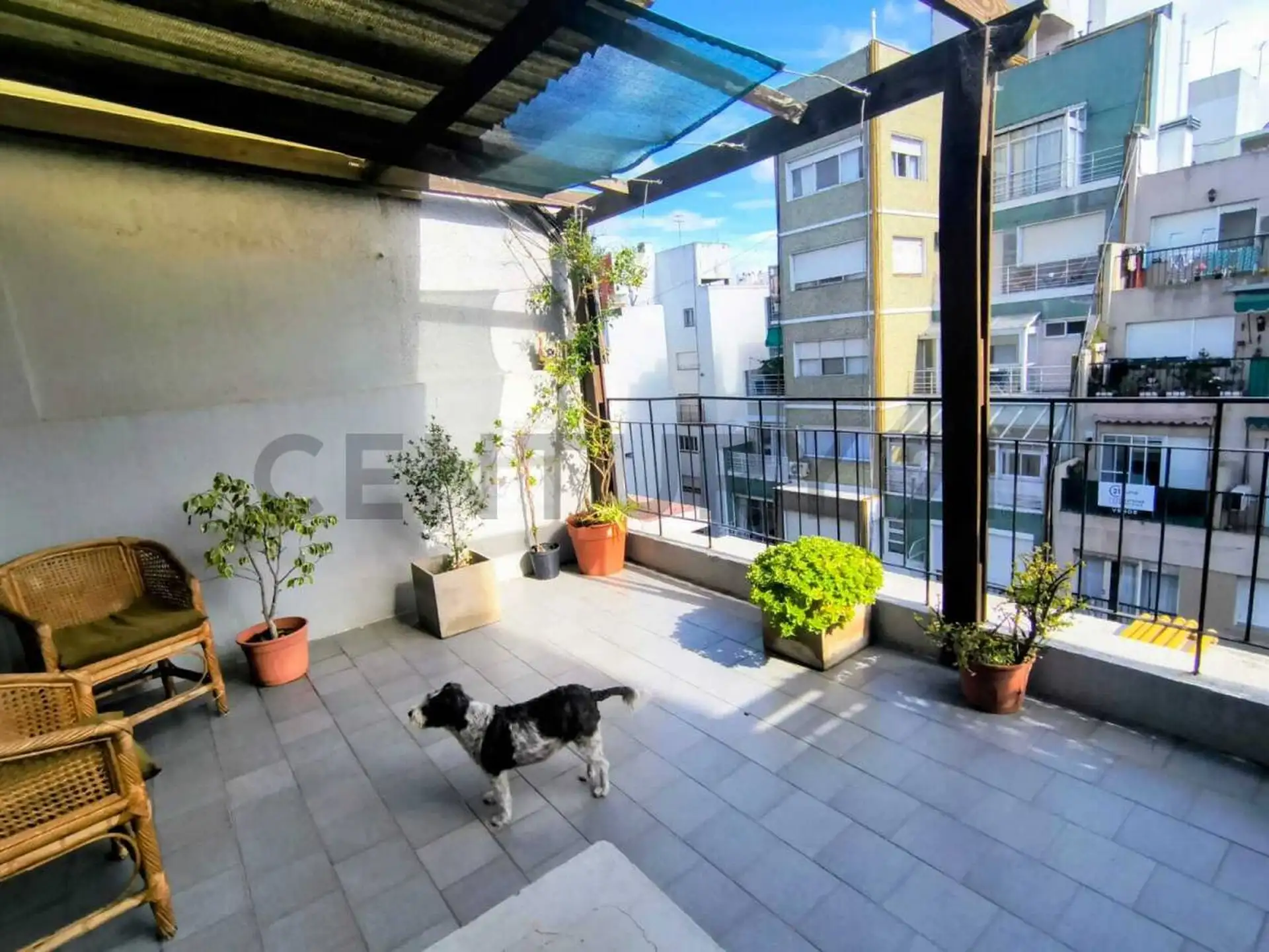 Departamento 2 ambientes con terraza propia zona centro