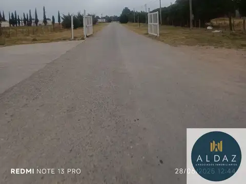 Terreno en Venta 100  mts Fondo