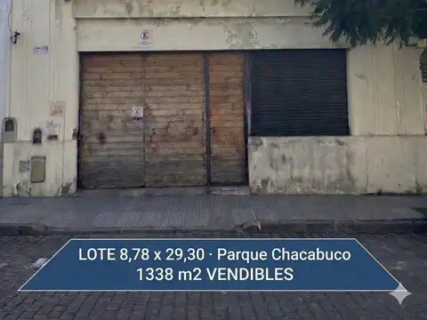 VENTA LOTE, Parque Chacabuco excelente ubicacion