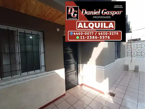 ALQUILER - DEPARTAMENTO 2 AMBIENTES C/PATIO - VILLA LUZURIAGA