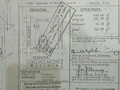 Terreno en Venta en General San Martin, USD 149.500