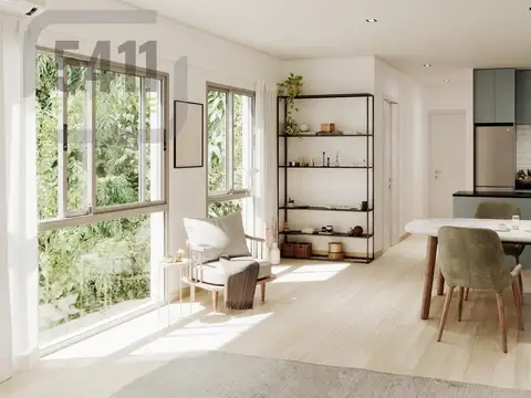 Depto Tipo Casa 3 ambientes con 1 baño